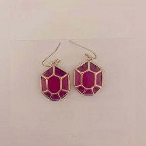 Kendra Scott Red Gold Drop Earrings